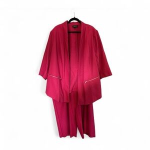 Lane Bryant Vibrant Pink Pantsuit Set